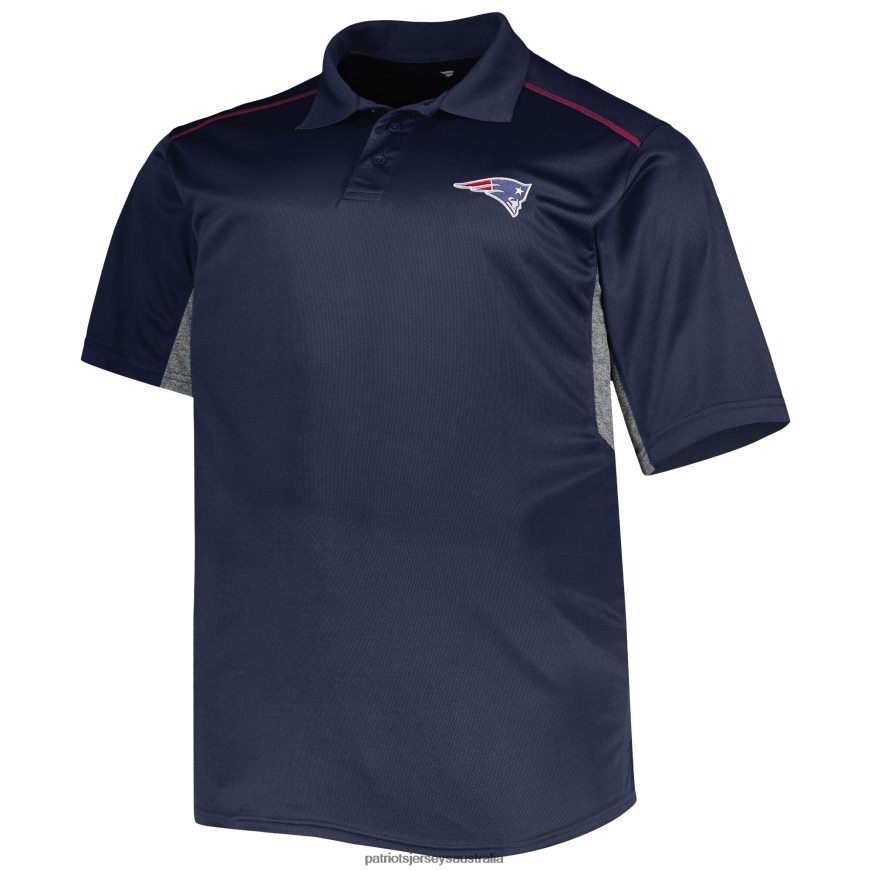 Men Navy Big & Tall Team Color Polo ZZ06V21339 Patriots Jersey Clothing