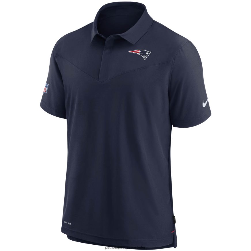 Men Nike Navy Sideline UV Performance Polo ZZ06V21369 Patriots Jersey Clothing