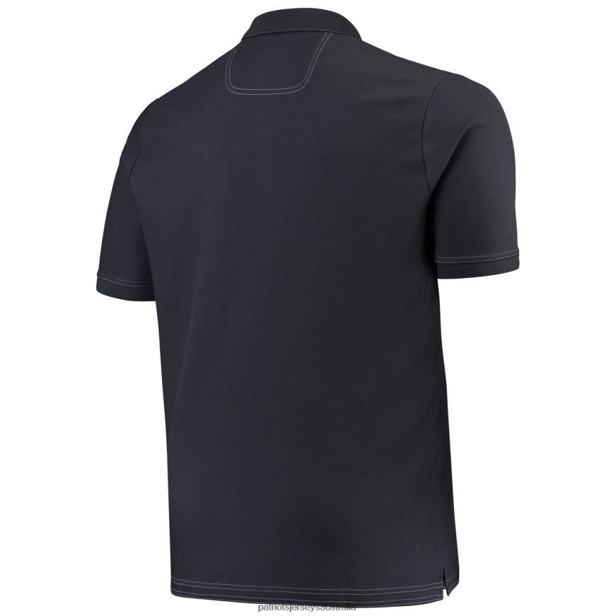 Men Tommy Bahama Charcoal Big & Tall Sport Emfielder Polo ZZ06V21620 Patriots Jersey Clothing