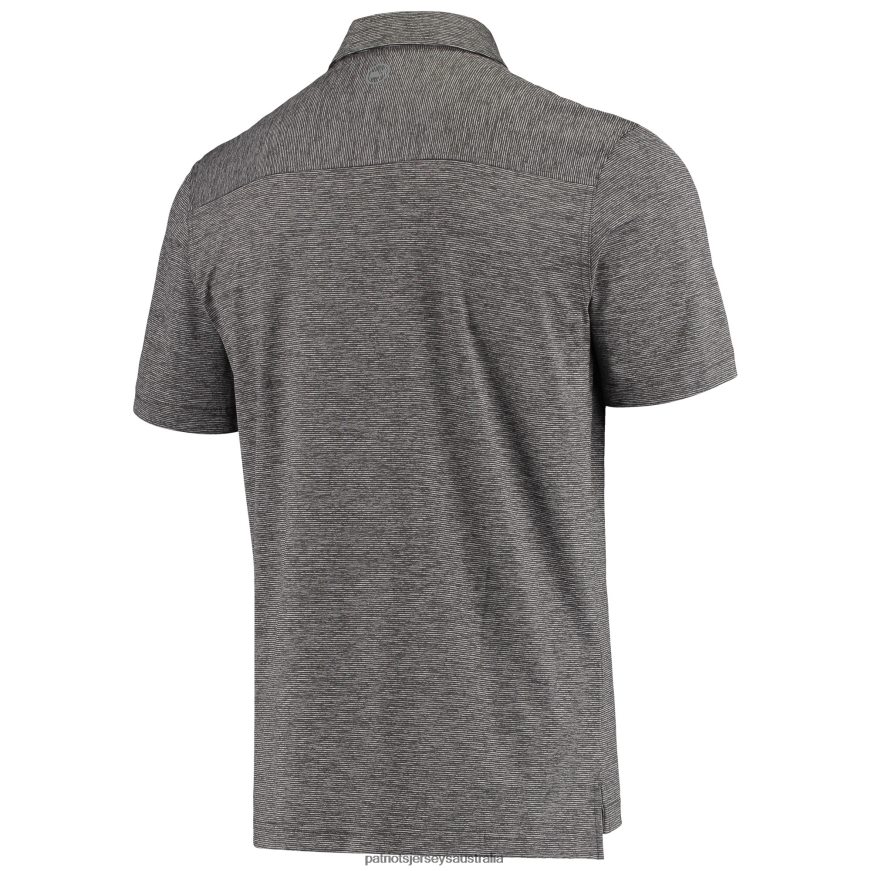 Men Vineyard Vines Charcoal Throwback Destin Polo ZZ06V21499 Patriots Jersey Clothing