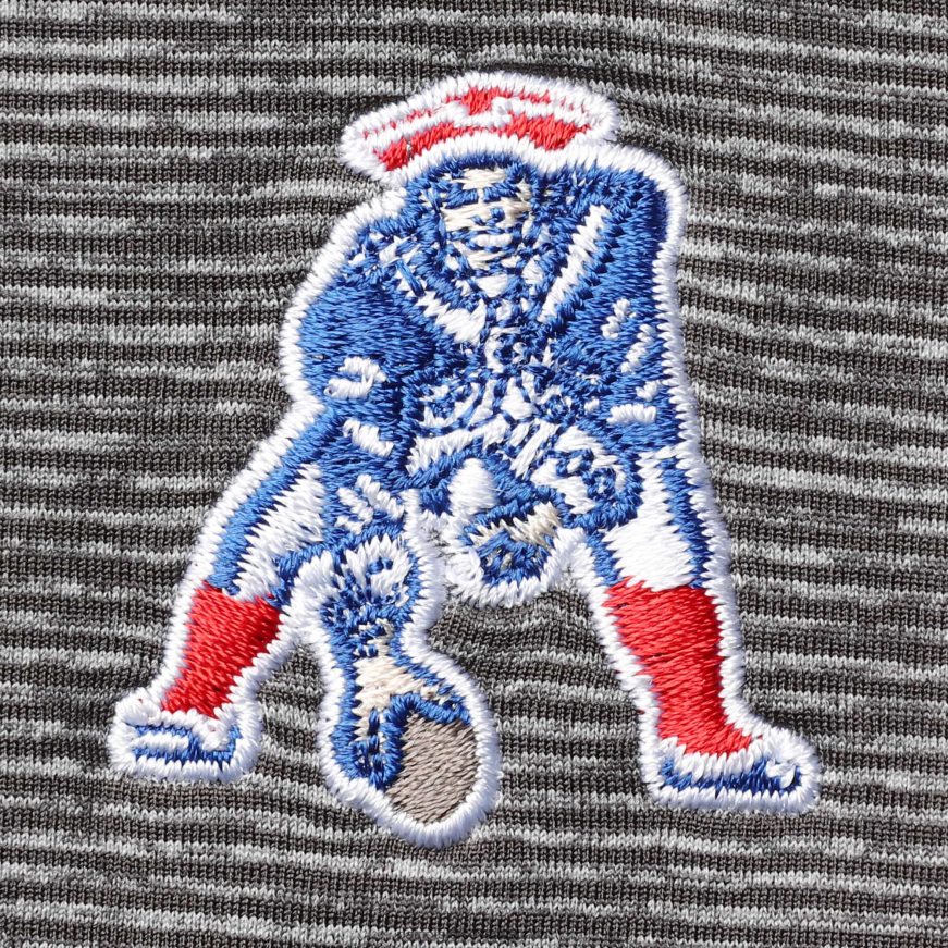 Men Vineyard Vines Charcoal Throwback Destin Polo ZZ06V21499 Patriots Jersey Clothing