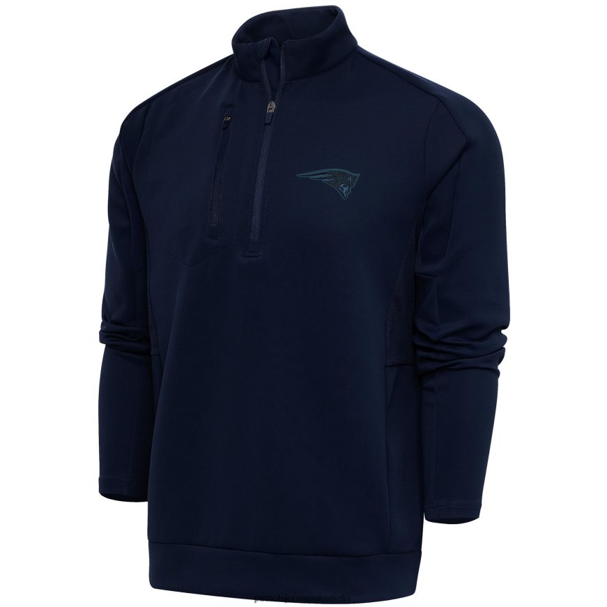 Men Antigua Navy Tonal Logo Big & Tall Generation Quarter-Zip Pullover Top ZZ06V22108 Patriots Jersey Clothing