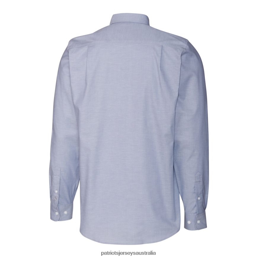 Men Cutter & Buck Light Blue Big & Tall Stretch Oxford Long Sleeve Button-Down Shirt ZZ06V21664 Patriots Jersey Clothing