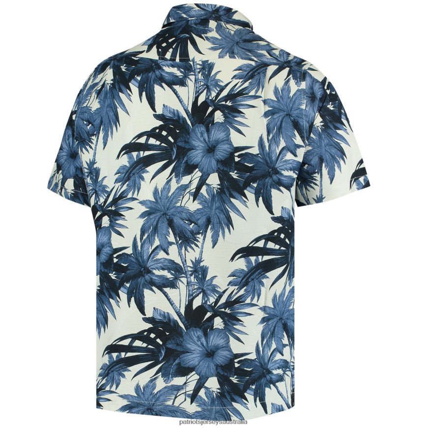Men Tommy Bahama Navy Sport Harbor Island Hibiscus Camp Button-Up Shirt ZZ06V21681 Patriots Jersey Clothing