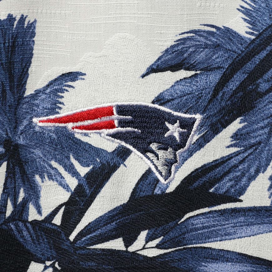 Men Tommy Bahama Navy Sport Harbor Island Hibiscus Camp Button-Up Shirt ZZ06V21681 Patriots Jersey Clothing