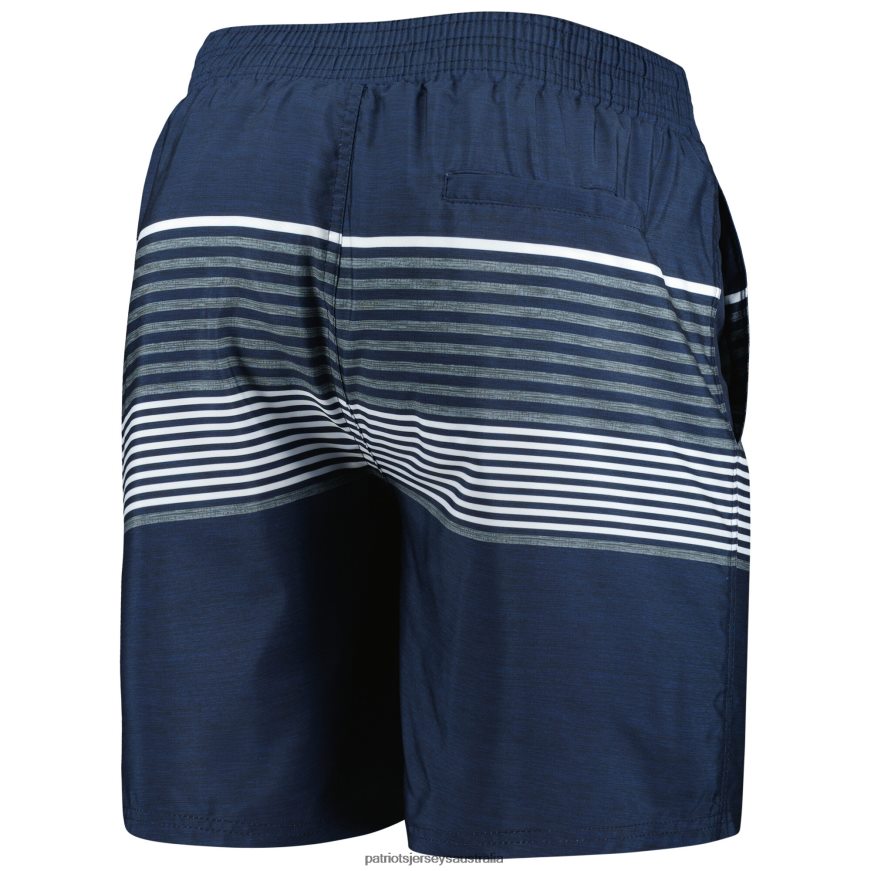 Men G-III Sports by Carl Banks Navy Coastline Volley Swim Shorts ZZ06V21707 Patriots Jersey Clothing