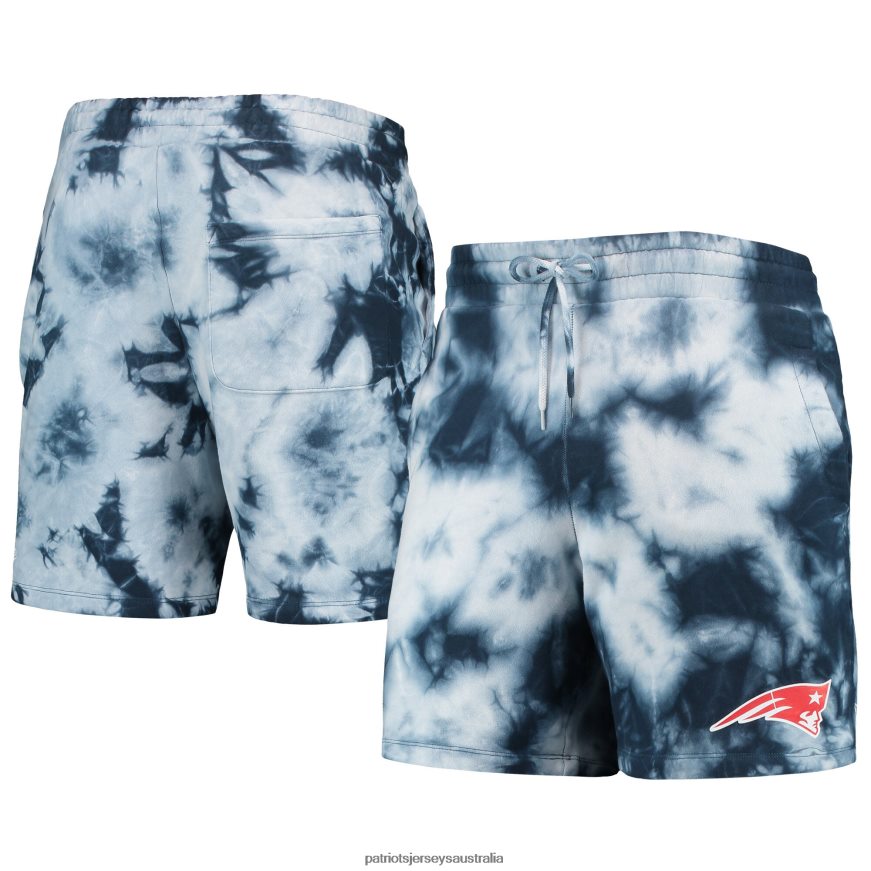 Men New Era Navy Tie-Dye Shorts ZZ06V21727 Patriots Jersey Clothing