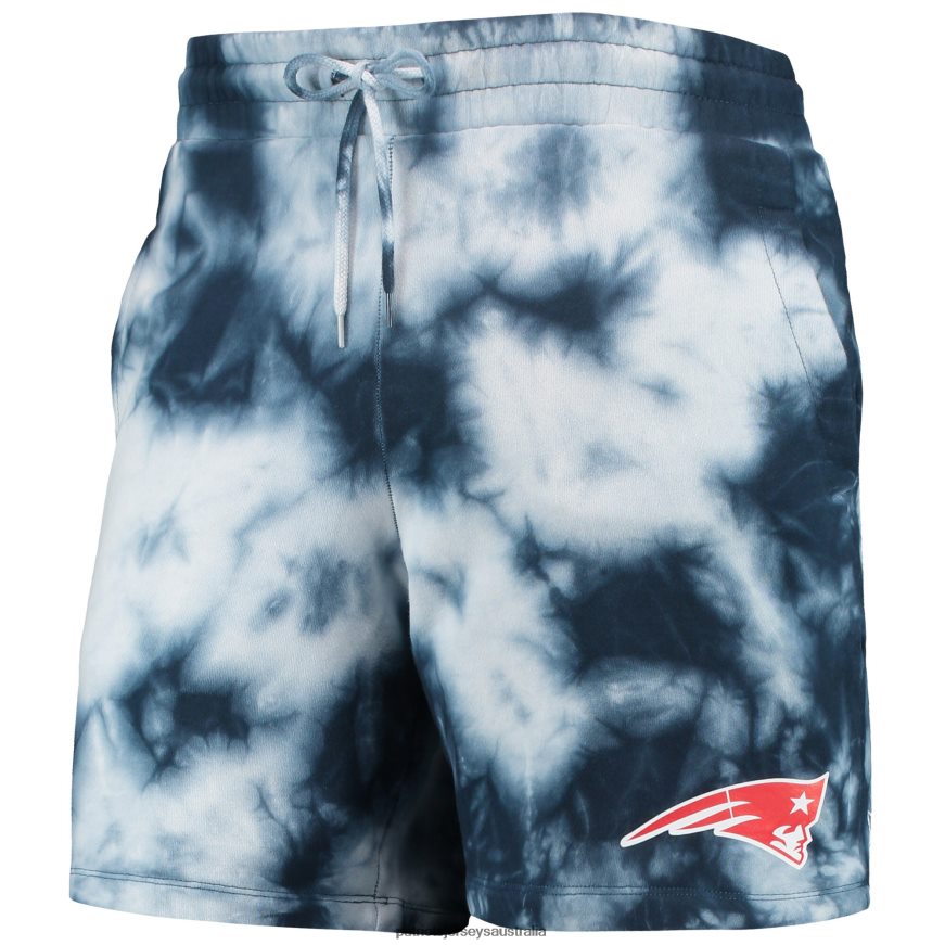 Men New Era Navy Tie-Dye Shorts ZZ06V21727 Patriots Jersey Clothing
