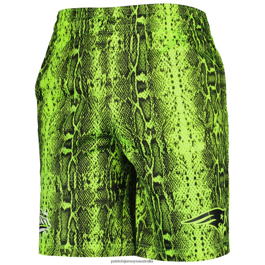 Men New Era Neon Green Summer Pop Shorts ZZ06V21729 Patriots Jersey Clothing