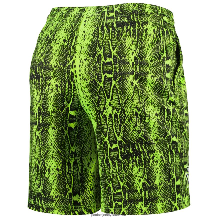 Men New Era Neon Green Summer Pop Shorts ZZ06V21729 Patriots Jersey Clothing