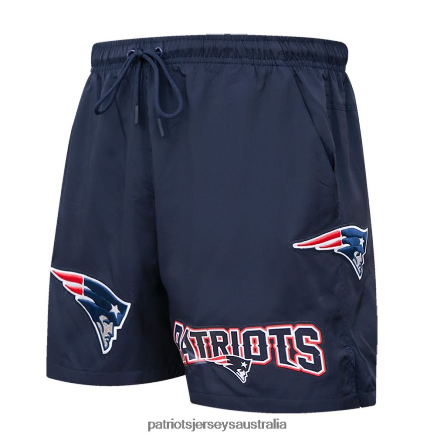 Men Pro Standard Navy Woven Shorts ZZ06V21739 Patriots Jersey Clothing