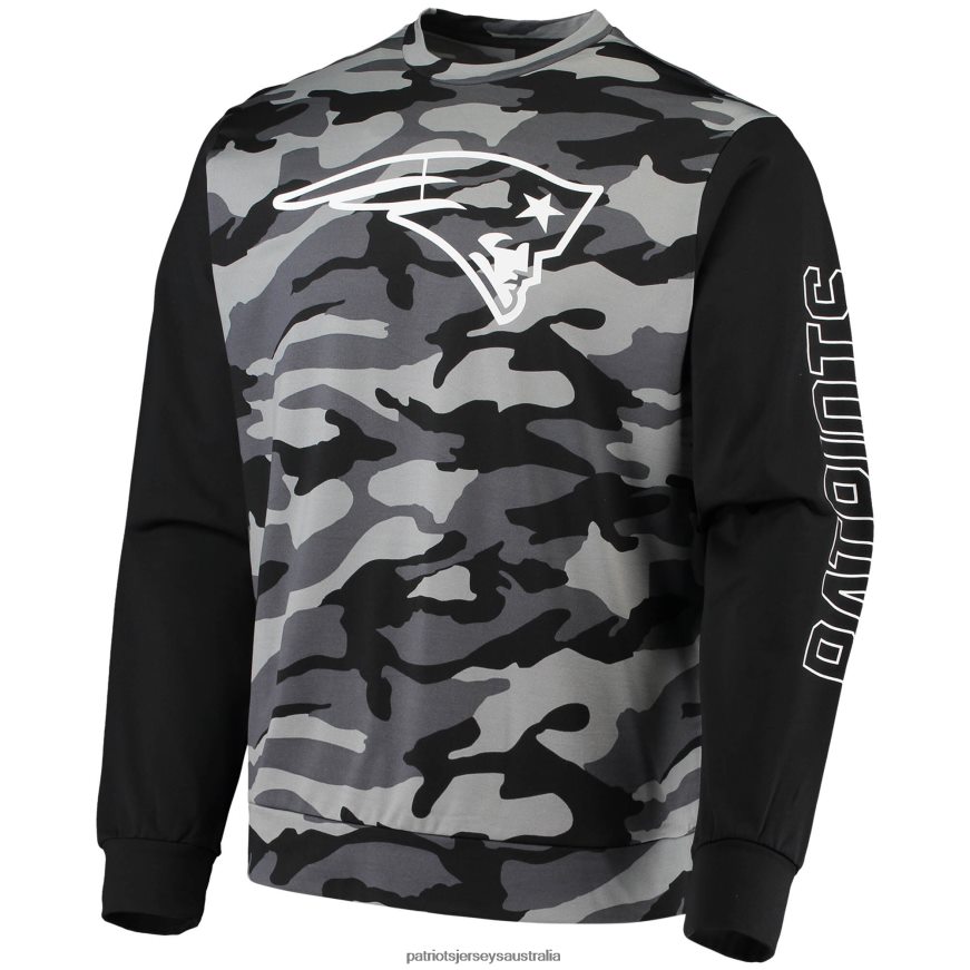 Men FOCO Black Camo Long Sleeve T-Shirt ZZ06V22041 Patriots Jersey Clothing