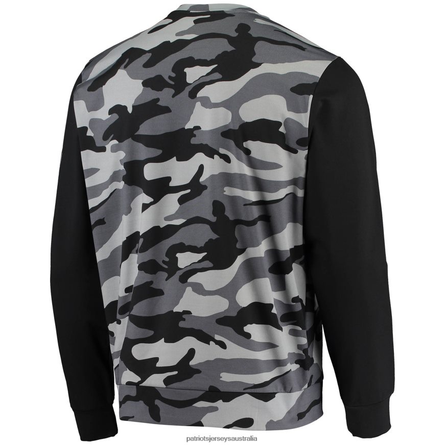 Men FOCO Black Camo Long Sleeve T-Shirt ZZ06V22041 Patriots Jersey Clothing