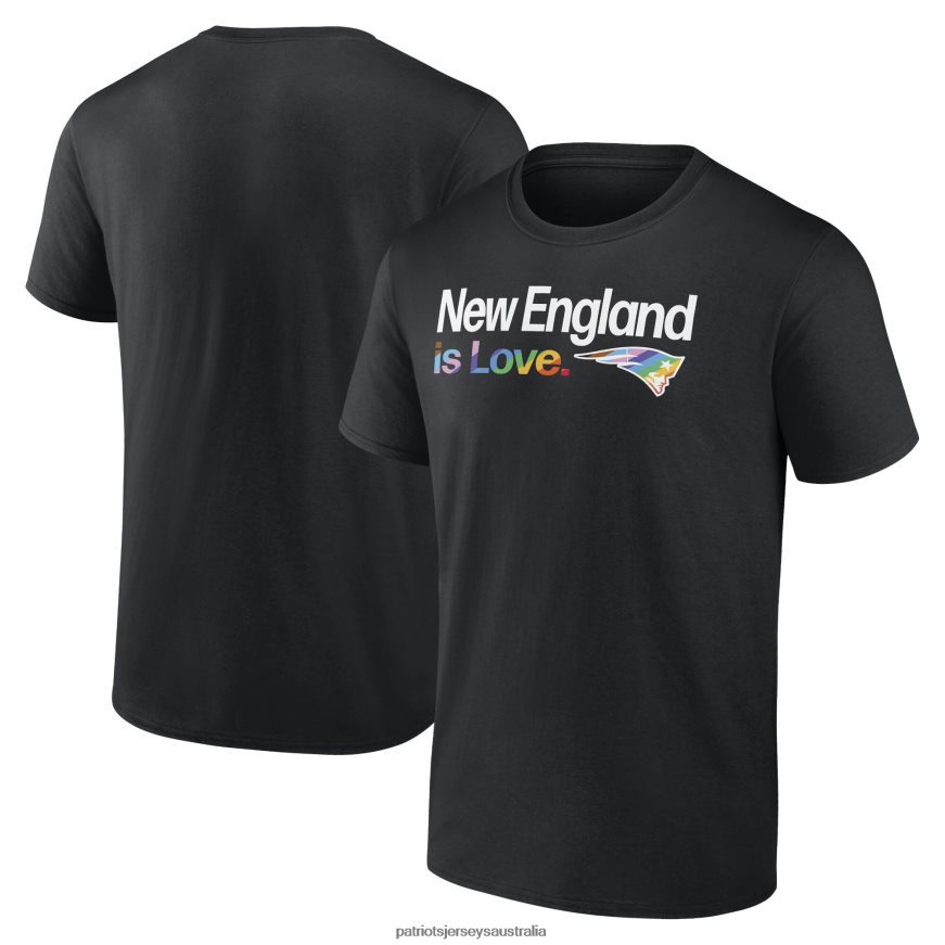 Men Fanatics Branded Black City Pride Team T-Shirt ZZ06V21906 Patriots Jersey Clothing