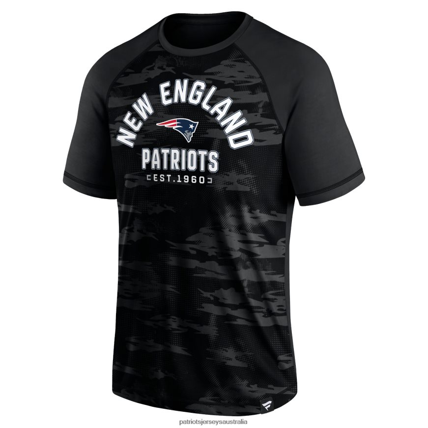 Men Fanatics Branded Blackout Hail Mary Raglan T-Shirt ZZ06V21816 Patriots Jersey Clothing