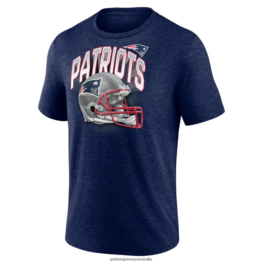 Men Fanatics Branded Heathered Navy End Around Tri-Blend T-Shirt ZZ06V21907 Patriots Jersey Clothing