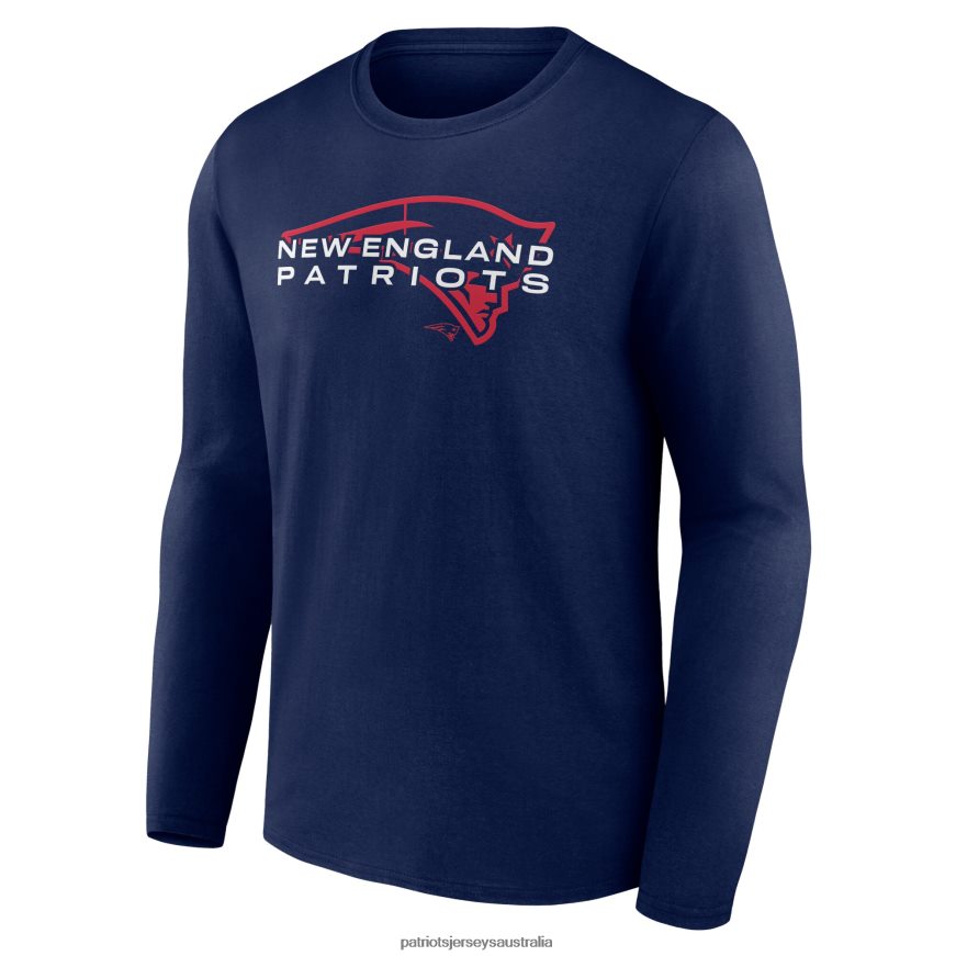 Men Fanatics Branded Navy Advance to Victory Long Sleeve T-Shirt ZZ06V21801 Patriots Jersey Clothing