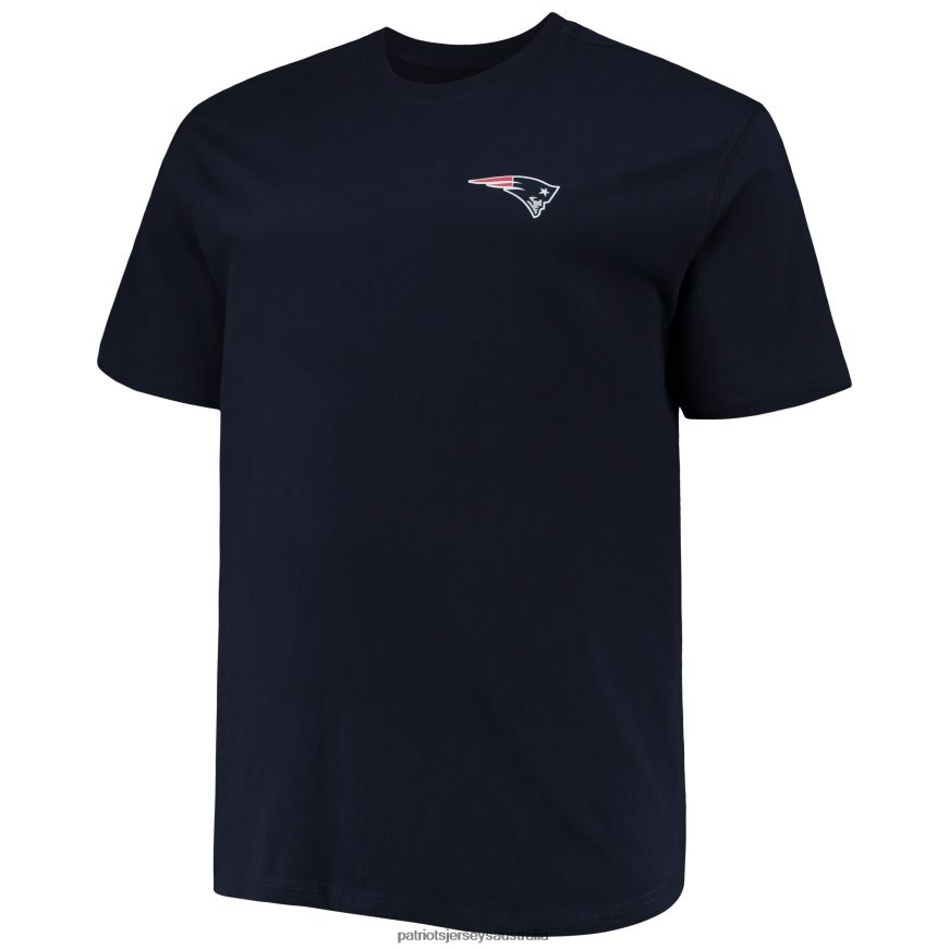 Men Fanatics Branded Navy Big & Tall #1 Dad 2-Hit T-Shirt ZZ06V21818 Patriots Jersey Clothing