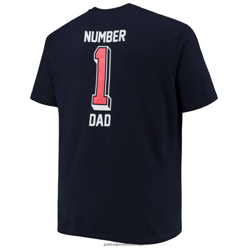 Men Fanatics Branded Navy Big & Tall #1 Dad 2-Hit T-Shirt ZZ06V21818 Patriots Jersey Clothing