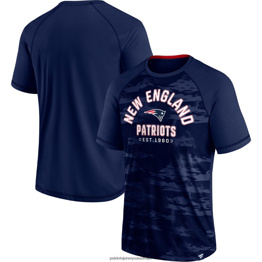 Men Fanatics Branded Navy Hail Mary Raglan T-Shirt ZZ06V21822 Patriots Jersey Clothing