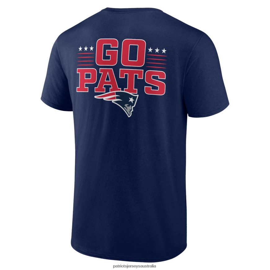 Men Fanatics Branded Navy Home Field Advantage T-Shirt ZZ06V21786 Patriots Jersey Clothing