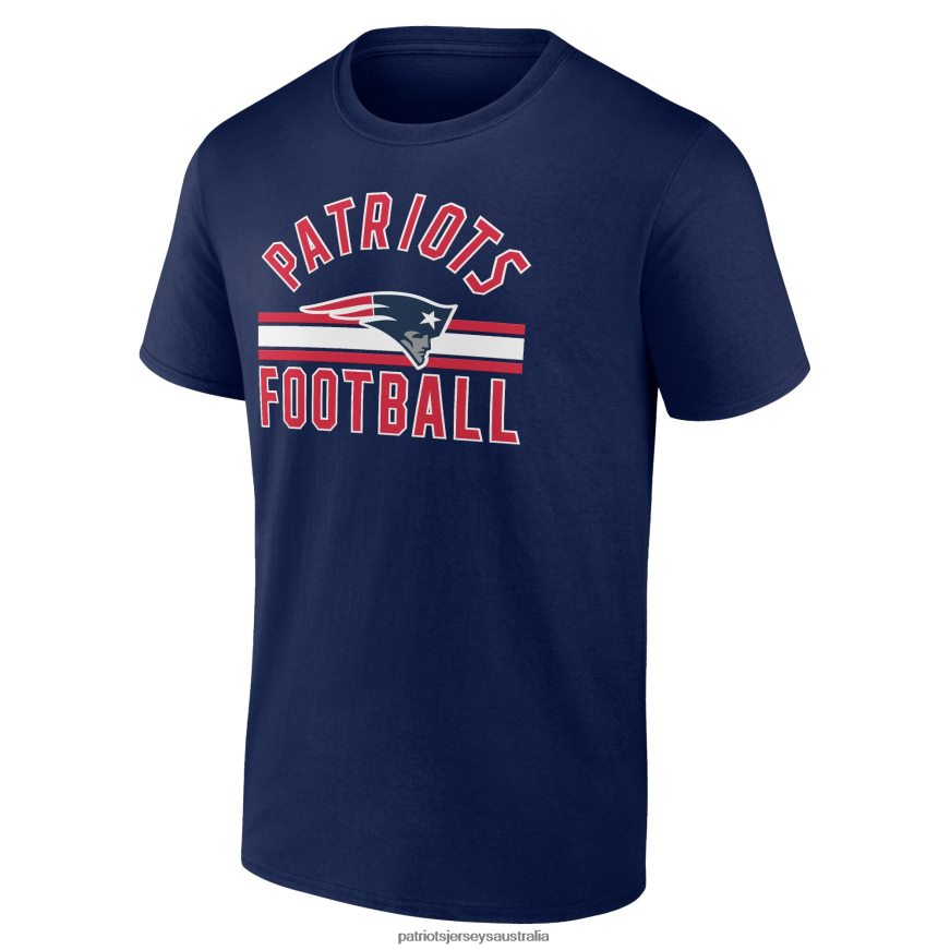 Men Fanatics Branded Navy Standard Arch Stripe T-Shirt ZZ06V21862 Patriots Jersey Clothing
