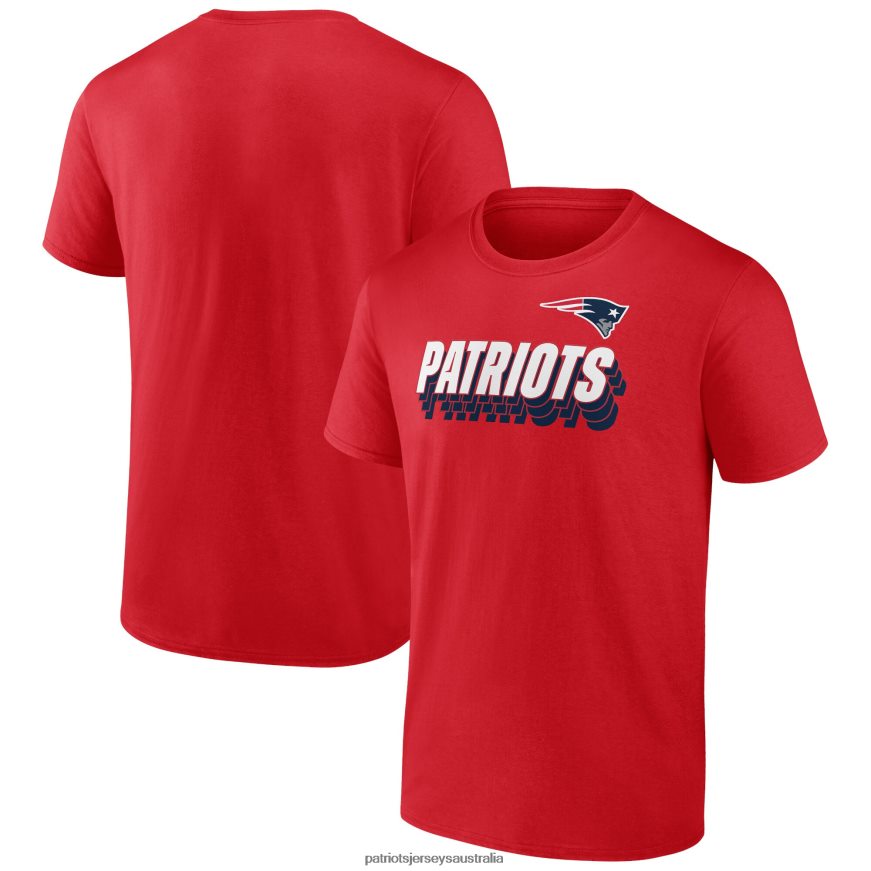 Men Fanatics Branded Red Strike Back T-Shirt ZZ06V21791 Patriots Jersey Clothing