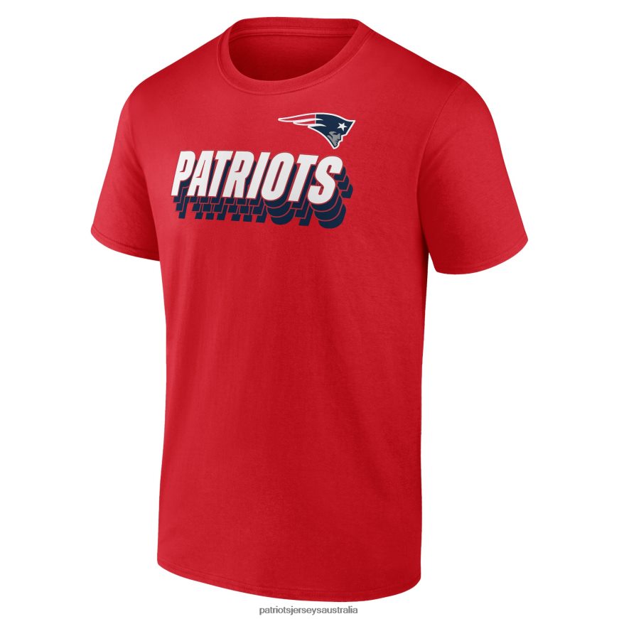 Men Fanatics Branded Red Strike Back T-Shirt ZZ06V21791 Patriots Jersey Clothing