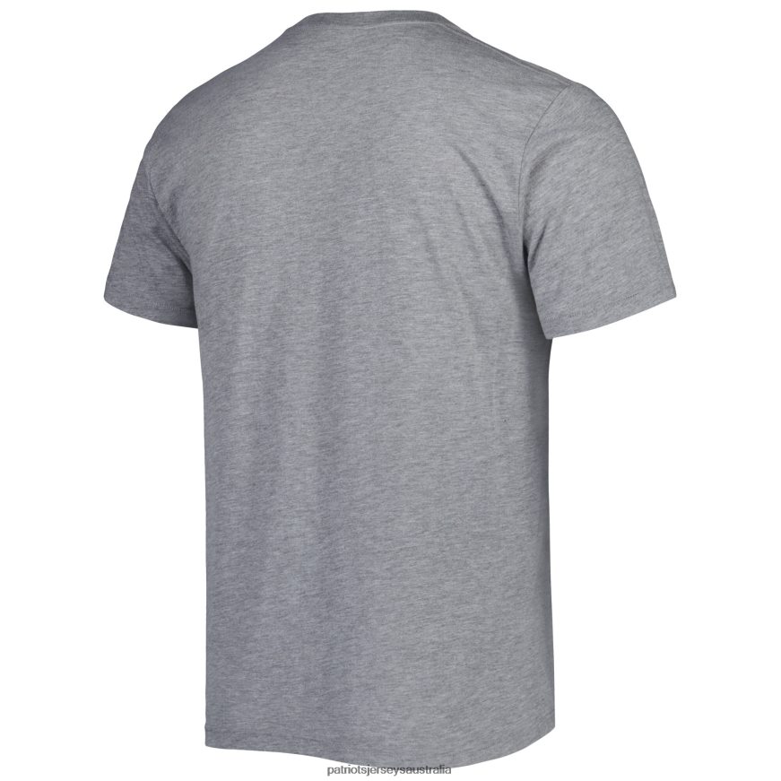 Men Homage Mac Jones Heathered Gray Caricature Player Tri-Blend T-Shirt ZZ06V21987 Patriots Jersey Clothing