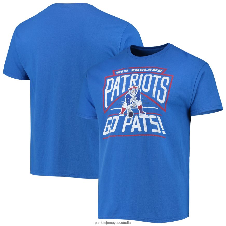 Men Junk Food Royal Local T-Shirt ZZ06V22078 Patriots Jersey Clothing