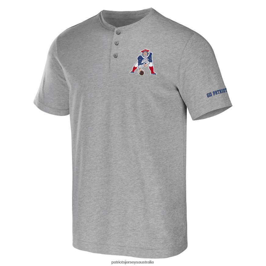 Men NFL x Darius Rucker Collection by Fanatics Heather Gray Henley T-Shirt ZZ06V21893 Patriots Jersey Clothing