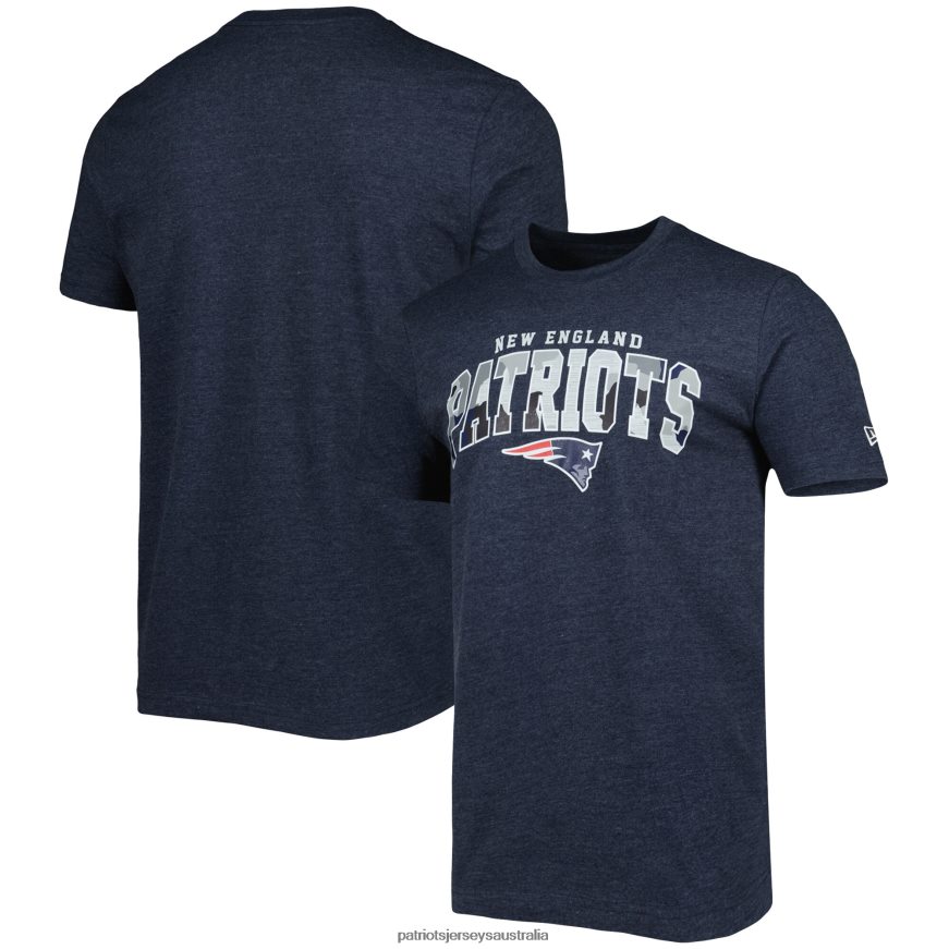 Men New Era Heathered Navy Training Collection T-Shirt ZZ06V22081 Patriots Jersey Clothing