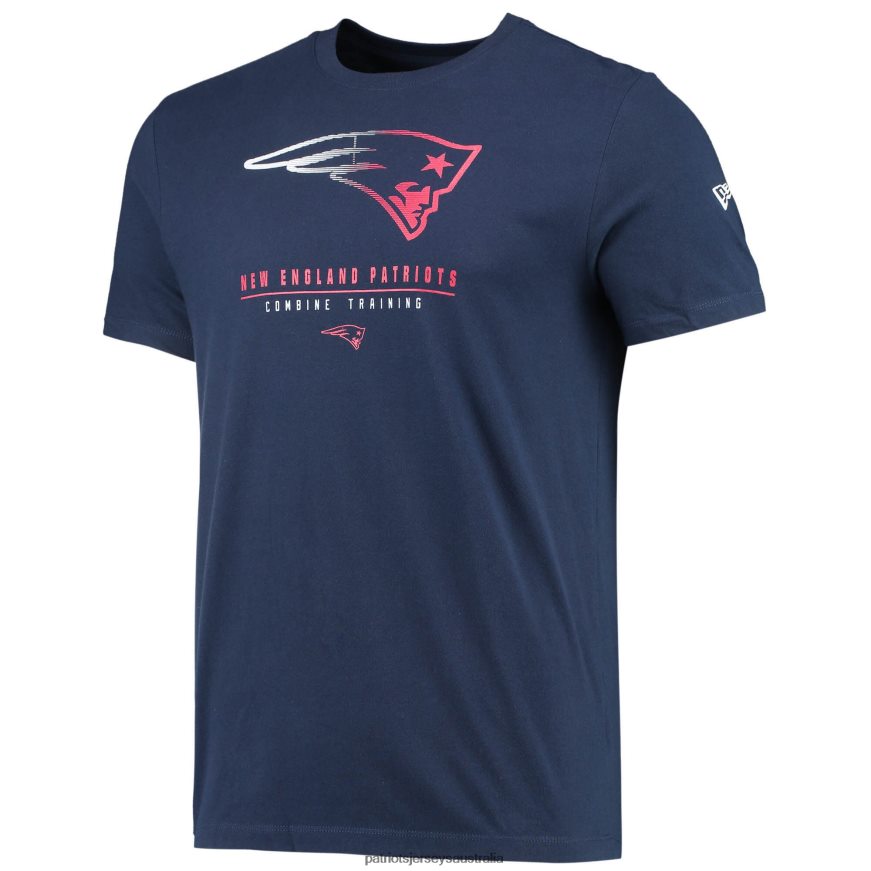 Men New Era Navy Combine Authentic Go For It T-Shirt ZZ06V21997 Patriots Jersey Clothing