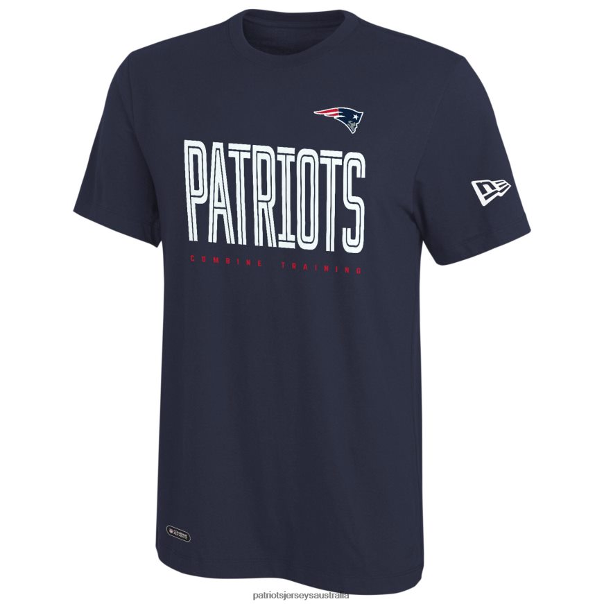 Men New Era Navy Combine Authentic Training Huddle Up T-Shirt ZZ06V21970 Patriots Jersey Clothing
