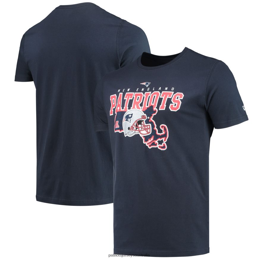 Men New Era Navy Local Pack T-Shirt ZZ06V22072 Patriots Jersey Clothing