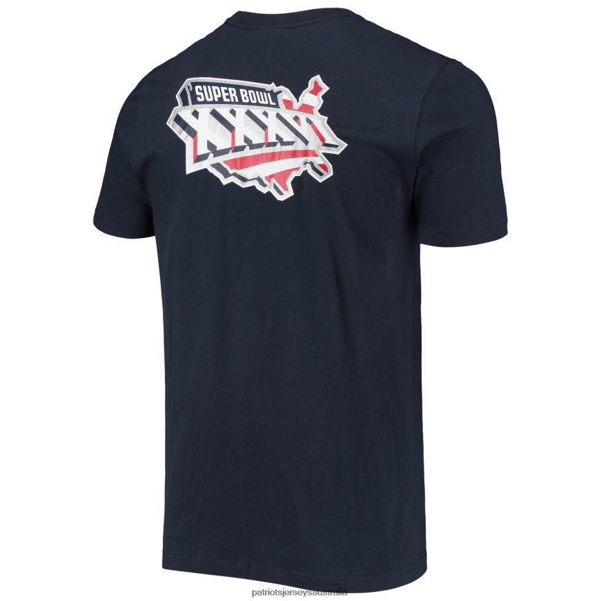 Men New Era Navy Patch Up Collection Super Bowl XXXVI T-Shirt ZZ06V21927 Patriots Jersey Clothing