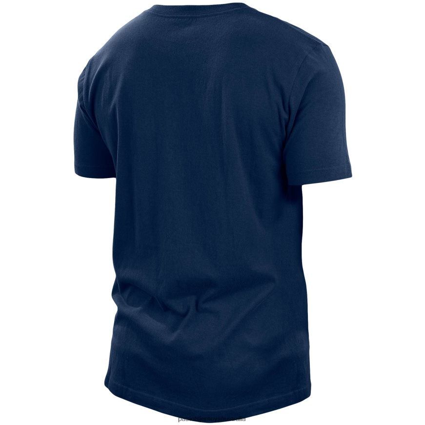 Men New Era Navy Split Logo 2-Hit T-Shirt ZZ06V22065 Patriots Jersey Clothing