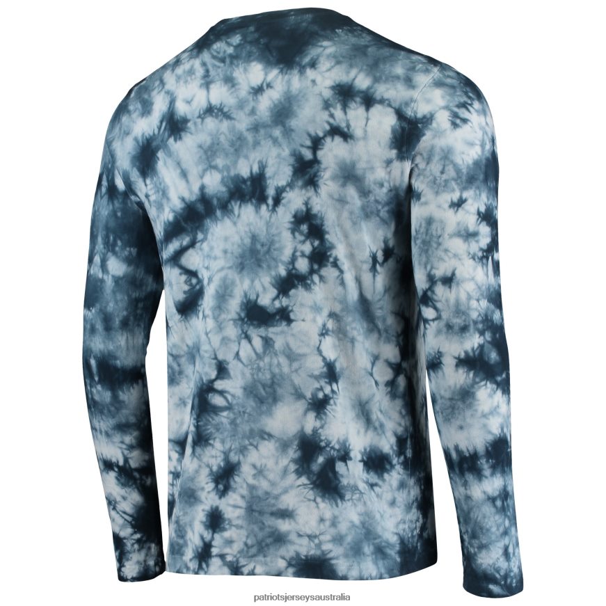 Men New Era Navy Tie-Dye Long Sleeve T-Shirt ZZ06V22020 Patriots Jersey Clothing