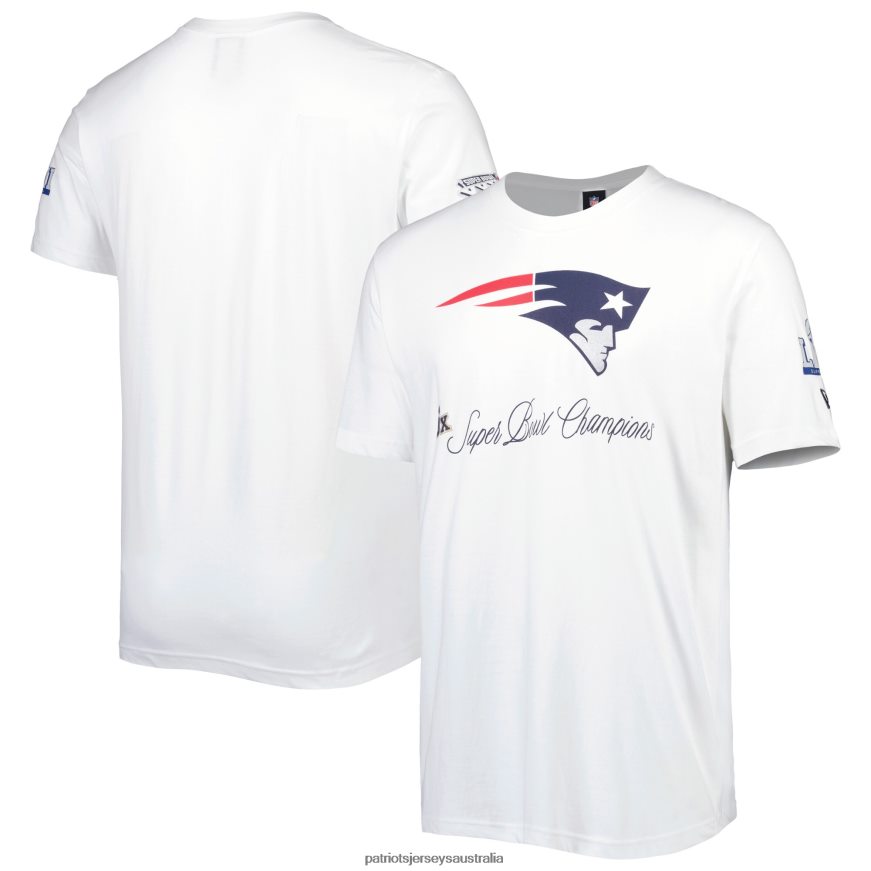 Men New Era White Historic Champs T-Shirt ZZ06V21855 Patriots Jersey Clothing