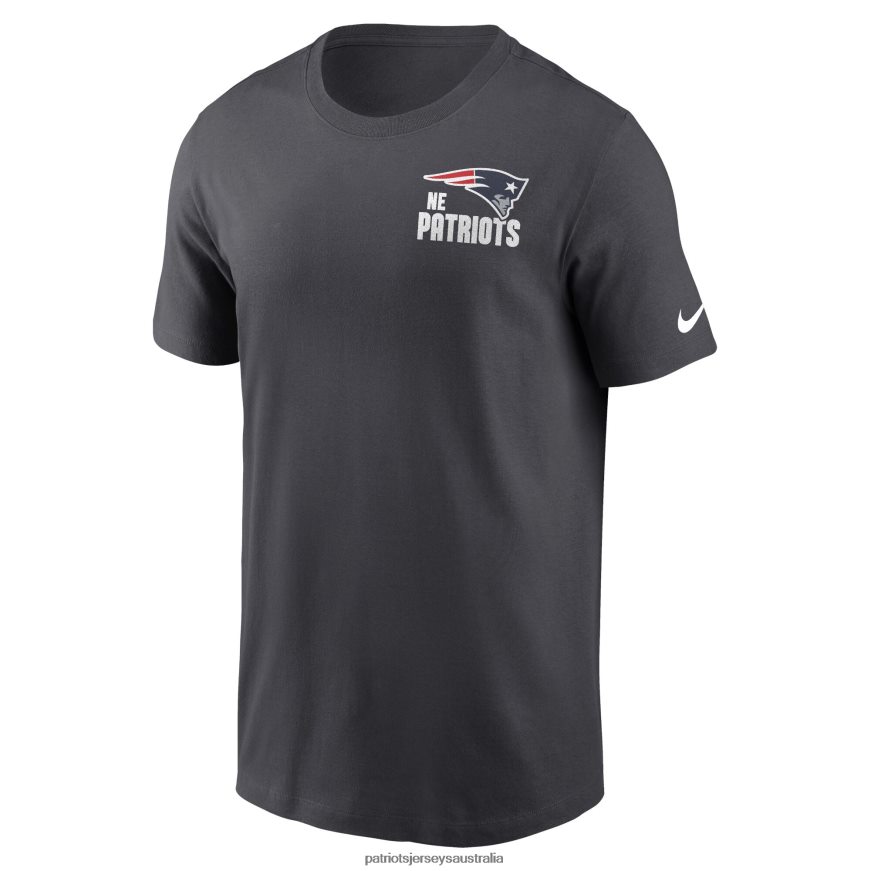 Men Nike Anthracite Blitz Essential T-Shirt ZZ06V21820 Patriots Jersey Clothing