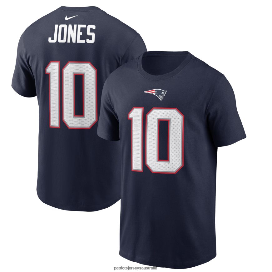 Men Nike Mac Jones Navy Player Name & Number T-Shirt ZZ06V21806 Patriots Jersey Clothing