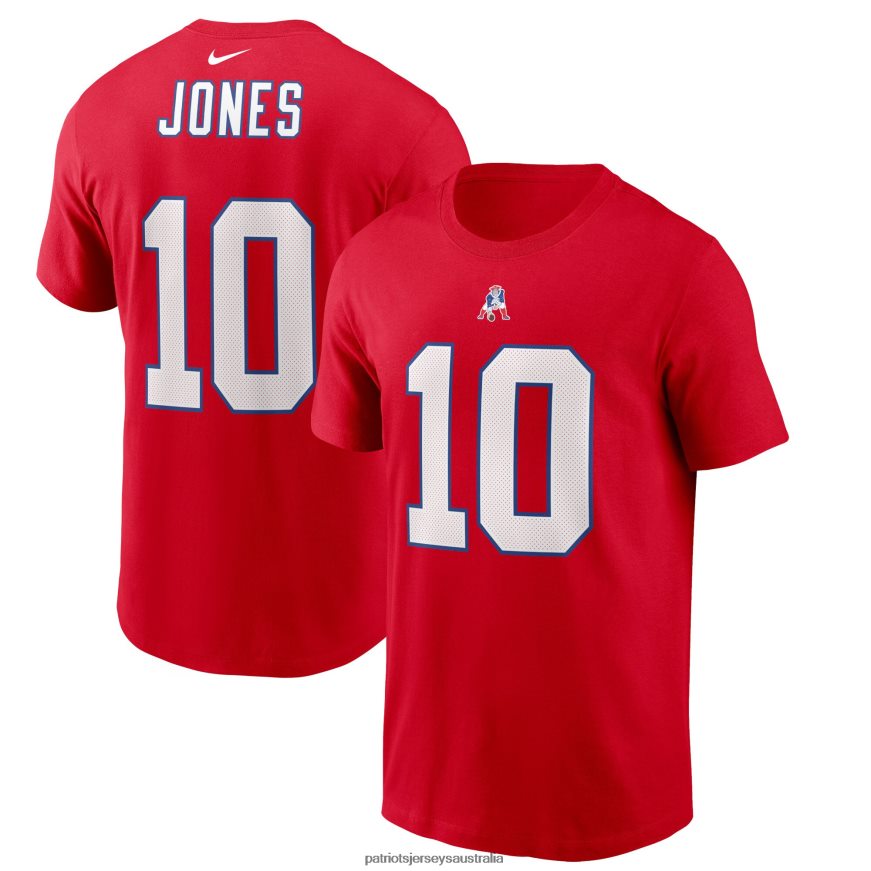 Men Nike Mac Jones Red Alternate Player Name & Number T-Shirt ZZ06V21863 Patriots Jersey Clothing