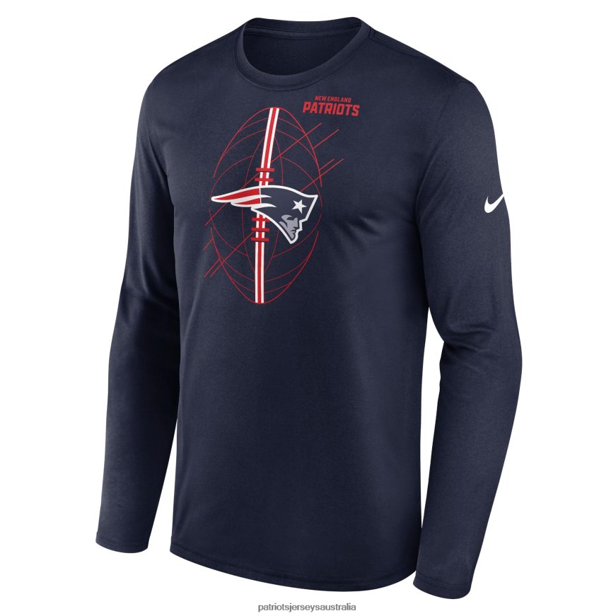 Men Nike Navy Legend Icon Long Sleeve T-Shirt ZZ06V21859 Patriots Jersey Clothing