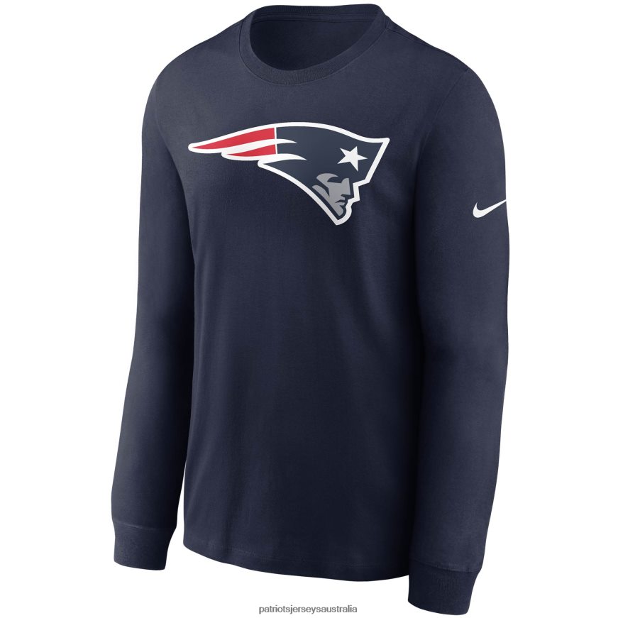 Men Nike Navy Primary Logo Long Sleeve T-Shirt ZZ06V21867 Patriots Jersey Clothing