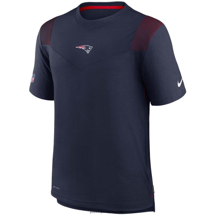 Men Nike Navy Sideline Player UV Performance T-Shirt ZZ06V22013 Patriots Jersey Clothing