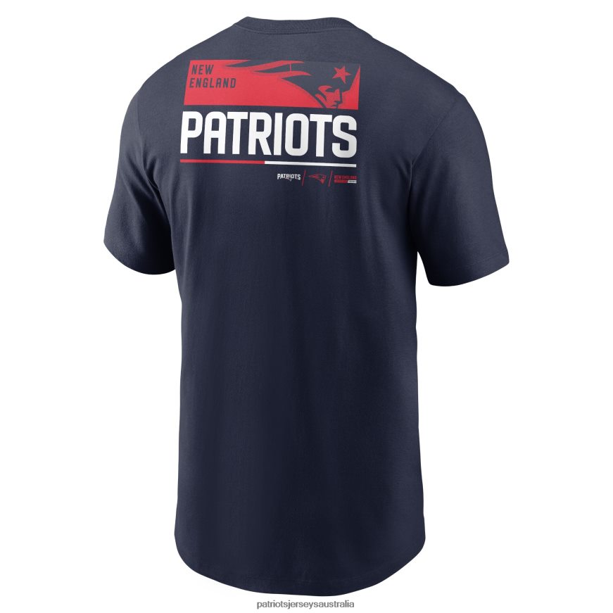 Men Nike Navy Team Incline T-Shirt ZZ06V21805 Patriots Jersey Clothing