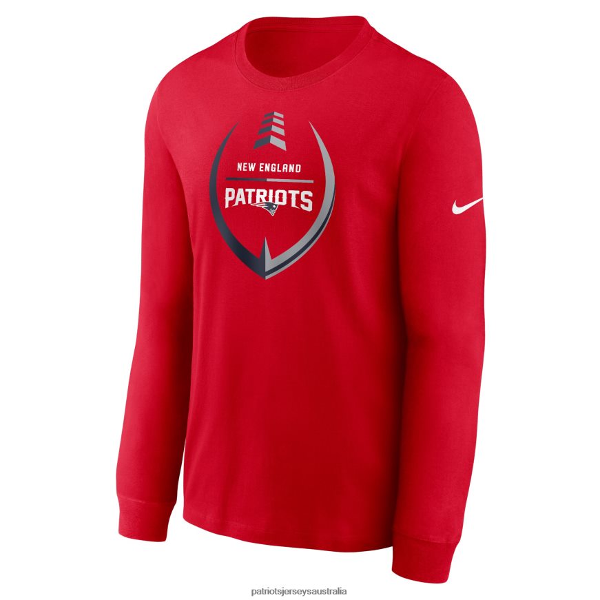 Men Nike Red Icon Legend Long Sleeve T-Shirt ZZ06V21888 Patriots Jersey Clothing