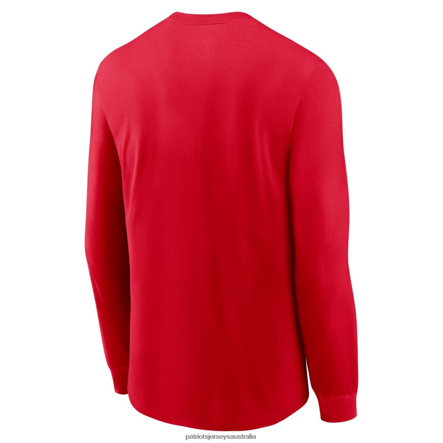 Men Nike Red Icon Legend Long Sleeve T-Shirt ZZ06V21888 Patriots Jersey Clothing