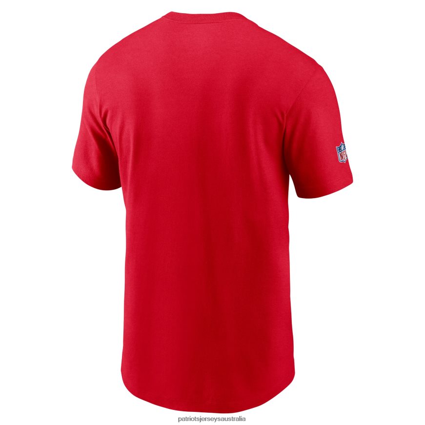 Men Nike Red Sideline Infograph Lockup Performance T-Shirt ZZ06V22051 Patriots Jersey Clothing