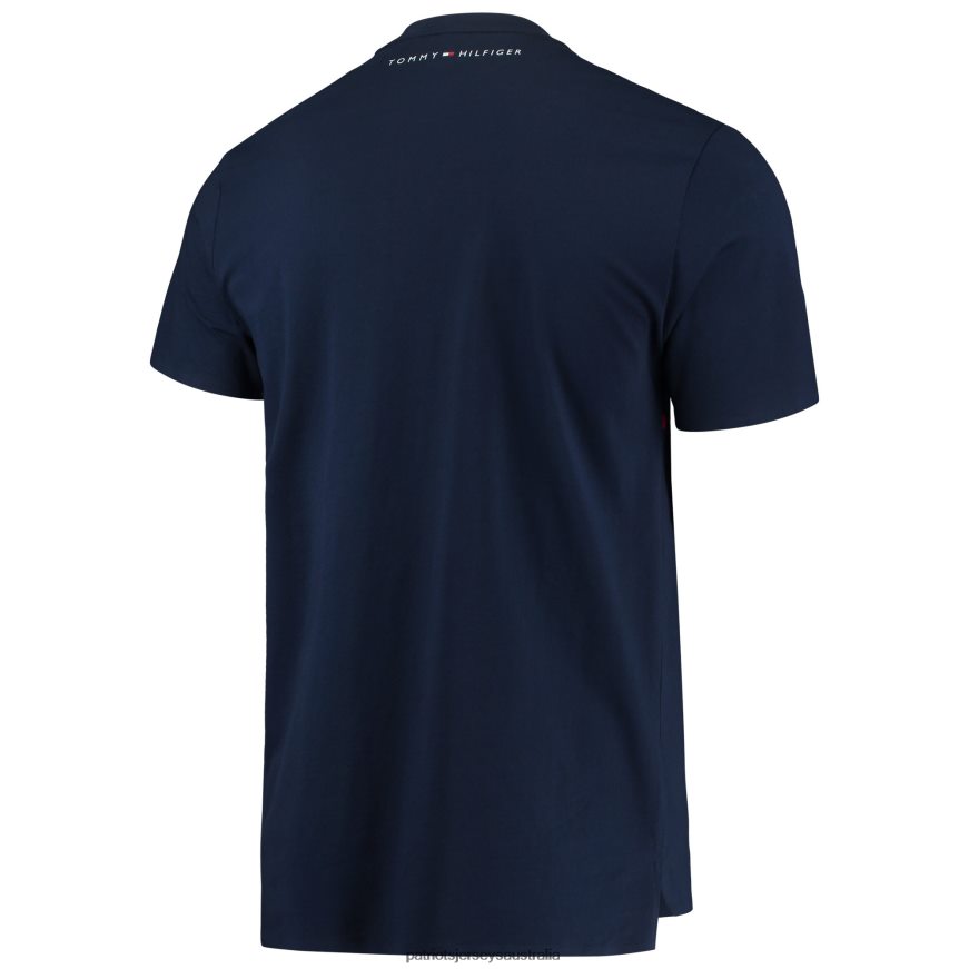 Men Tommy Hilfiger Navy The Travis T-Shirt ZZ06V21951 Patriots Jersey Clothing